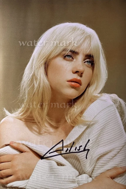 Billie Eilish Motif Chanteur Américain Affiche vendu par Elite Auto