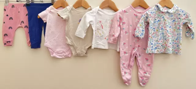 Baby Girls Bundle Of Clothing Age 0-3 Months M&S Next John Lewis