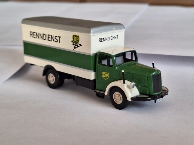 Modèle Réduit 1/87 HO Mercedes Benz L6600 + Remorque Bâchée Croix Rouge - BUB, Neuf En Boîte