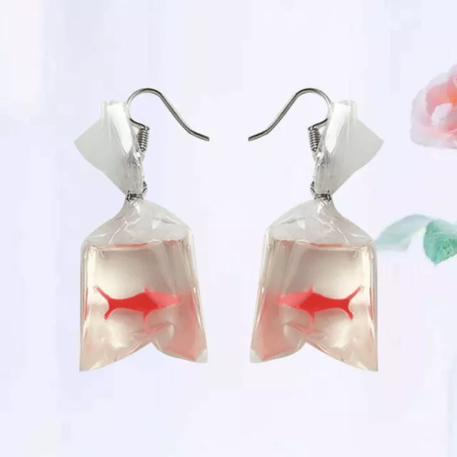 Summer Earrings for Women Gold Fish Pocket Dangle Small and Fresh
