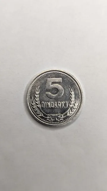 [🇦🇱Albania] - 5 Qindarka (1988) High Grade Coin