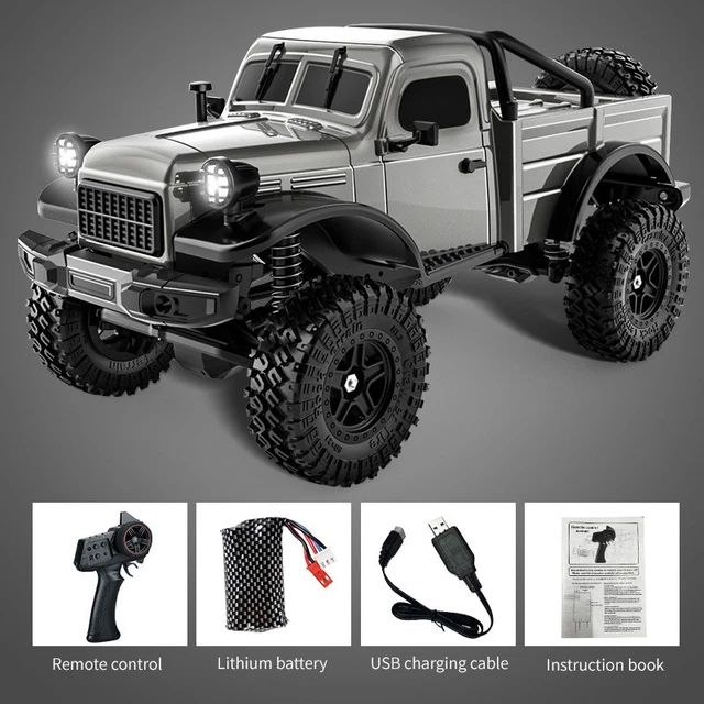 Remote Control Wheel Vehicle FOUR WHEEL DRIVE Remote Control Off-Road RC Crawler Climbing Vehicle ...
