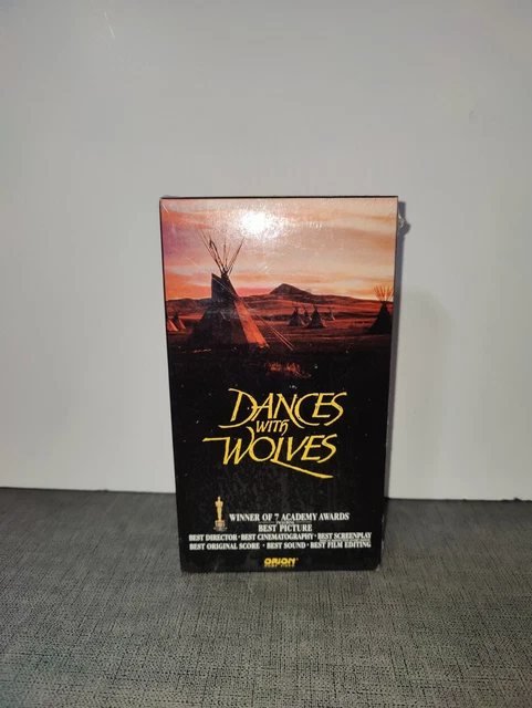 DANCES WITH WOLVES (VHS, 1990) First Release Orion Watermark New In ...