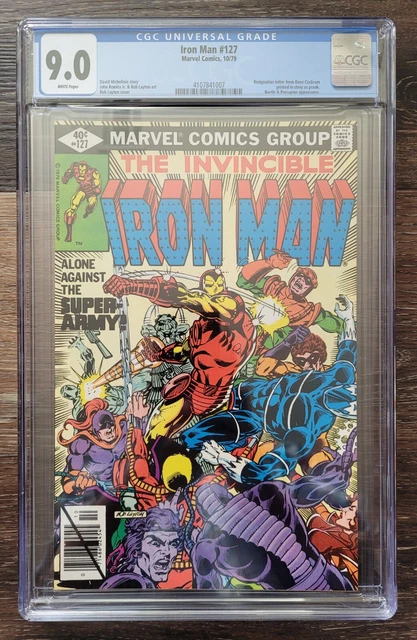 Iron Man #127 (10/79) CGC 9.0 Marvel Romita Jr. & Layton