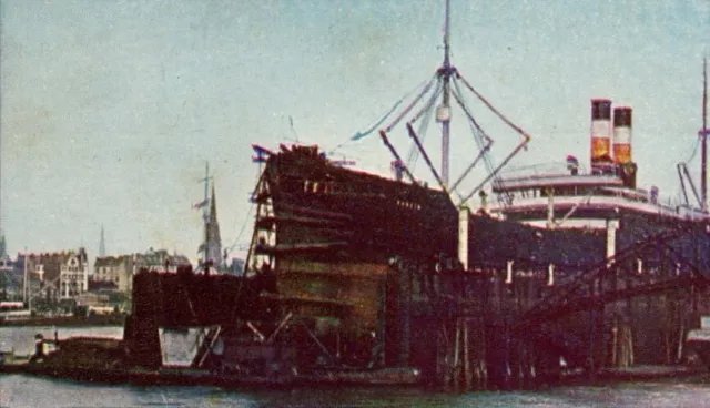 118/616 Sammelbild Steiwerder Dock Hamburg - Reparatur Reinigung