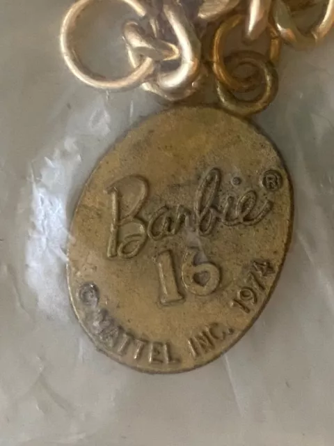 Vintage 1974 Barbie "SWEET 16 CHARM BRACELET" Toy Fair Promo / SURPRISE Gift_NEW 2