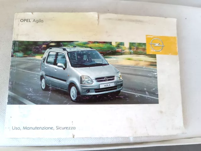 OPEL AGILA libretto uso e manutenzione