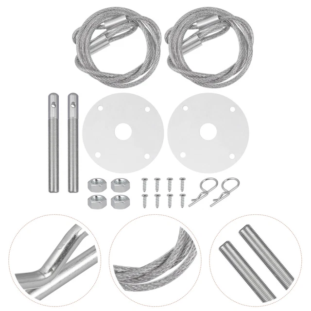 Scilm Kit 10 Ganci Magnetici e 8 Ganci Piedino per Zoccolo da Cucina