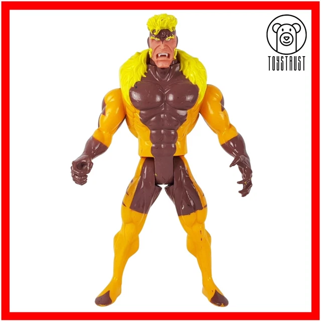 SABERTOOTH MARVEL XMEN Action Figure 1993 Toy Biz Vintage Retro