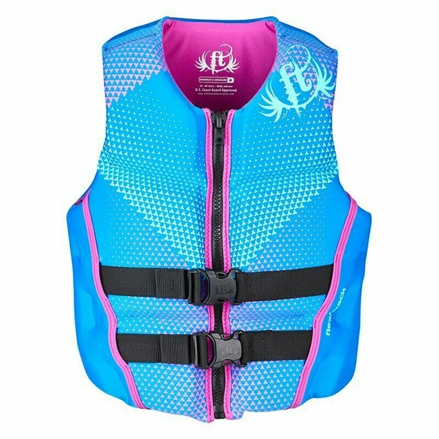 Full Throttle 142500-500-840-19 Women's Rapid-Dry Hinge Large Blue Life Vest