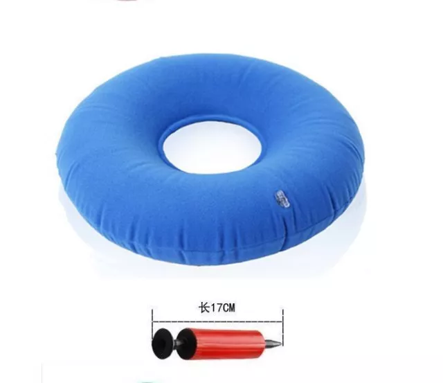 New Inflatable Vinyl Ring Round Seat Cushion Medical Hemorrhoid Pillow Donut E