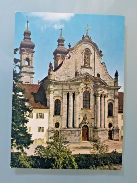 Alte Ansichtskarte Klosterkirche Münster Zwiefalten