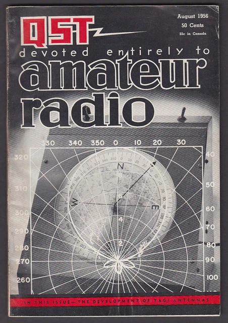 QST Amateur Radio Yagis Automatic CW Transmitter Control LC Filters ++ 8 1956