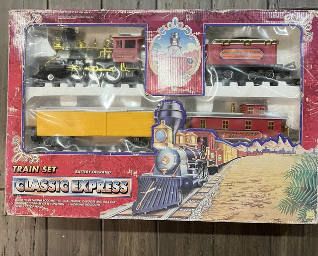TOY STATE TRAIN Set Classic Express Battery Operated 1992 Vintage