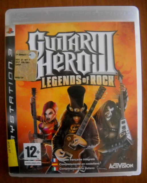 Guitar Hero III  Legends of Rock -  PlayStation 3 - Completo di libretto  -