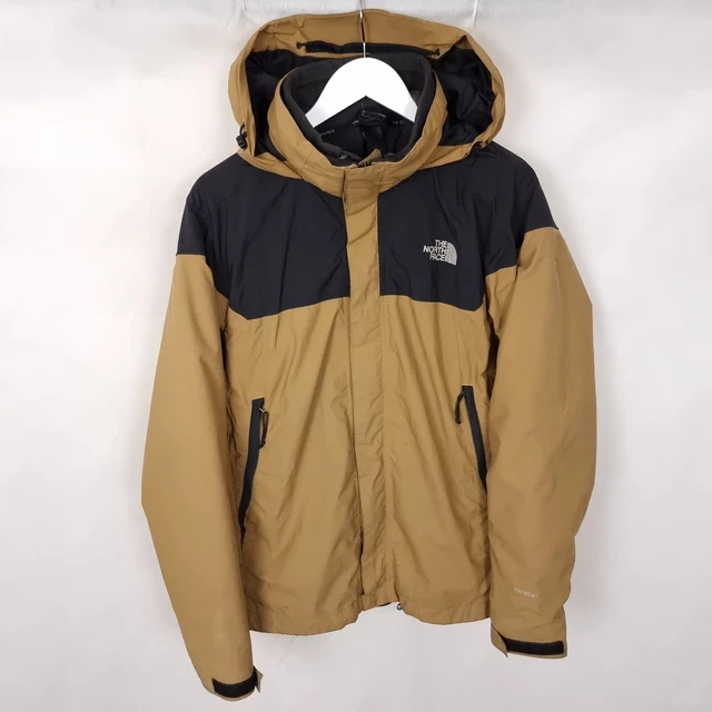 THE NORTH FACE Hyvent 3 in 1 Waterproof Jacket Mens S Removable Fleece Hooded