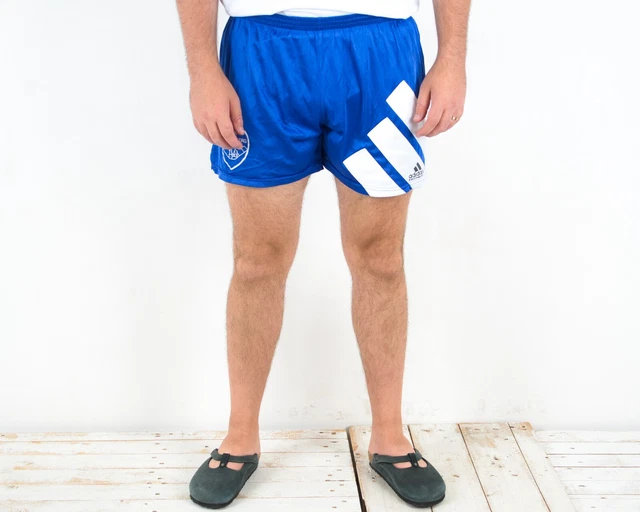 ADIDAS EQUIPMENT M Uomo Vintage 80 s Calcio Pantaloncini W30 W40