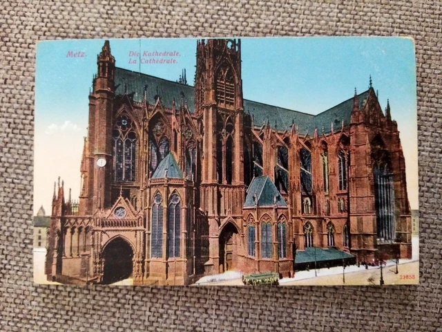 Cpa Metz La Cathédrale