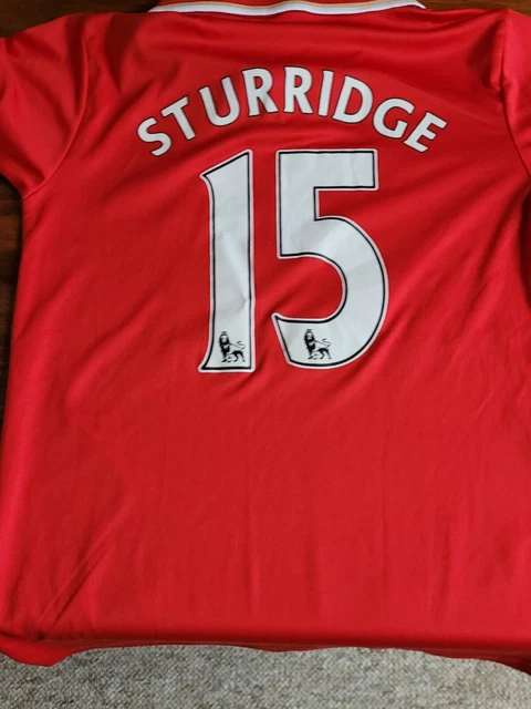 LIVERPOOL DANIEL STURRIDGE home shirt suits kids approx 10 to 13