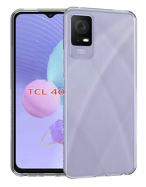 Funda TCL 405 / 406 / 408 Carcasa Gel TPU Silicona PTG Transparente + Protector