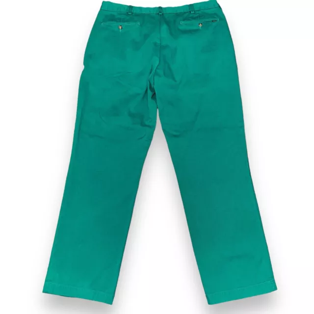 POLO RALPH LAUREN Chino Pants Size 36 X 32 Classic Fit Green Vintage ...