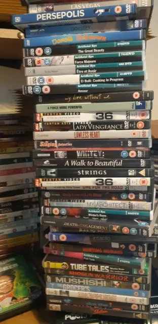 World Cinema / Raraties / Artificial Eye/ Foreign Films / Tartan / Bfi  Dvds