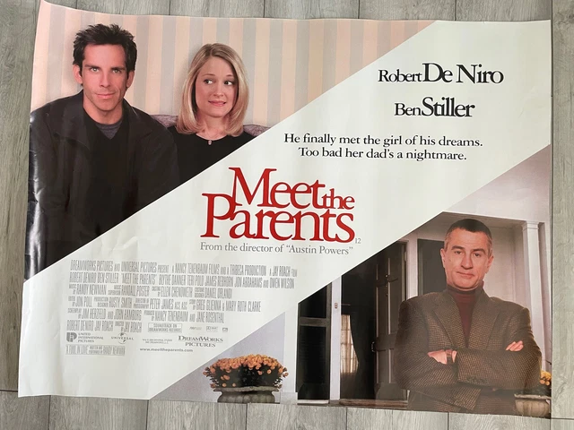 MEET THE PARENTS Original Cinema Movie Film Poster Robert De Niro Ben
