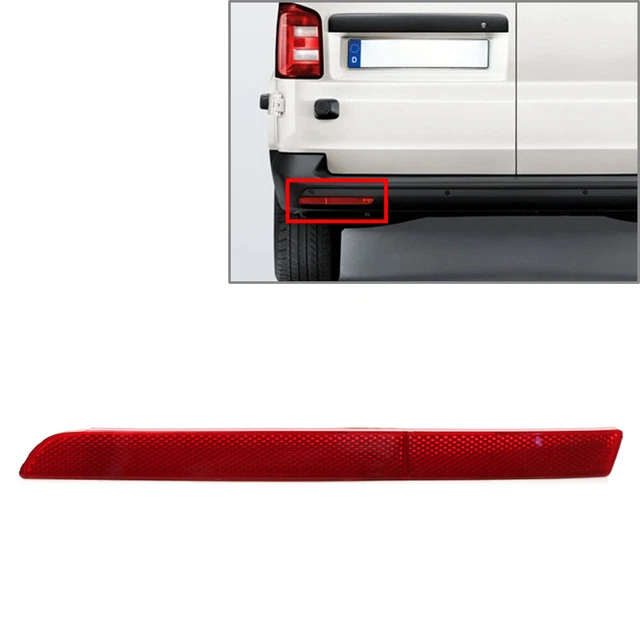 Catadiottro Paraurti Posteriore Sinistro/Destro Per VW T5 Transporter/Caravelle - Ricambio 7E0945105/106