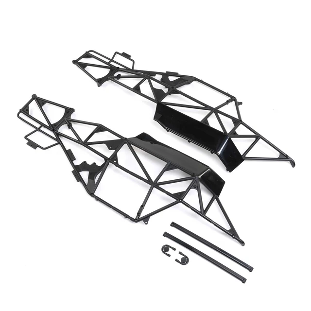 Losi Cage Side Sliders & Mirrors Hammer Rey LOS231087 Elec Car/Truck Replacement