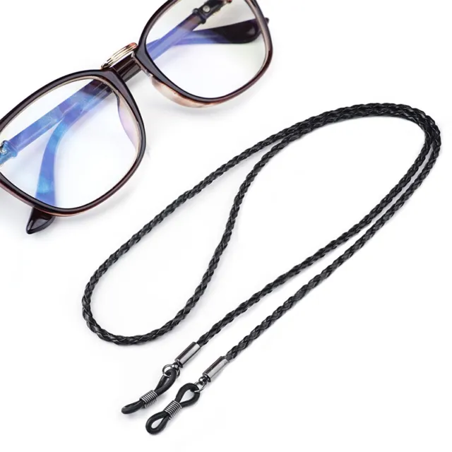 Thick Twist Sunglasses Leather Rope Chain Eyewear Braided Glasses Lanyard Str$g 2