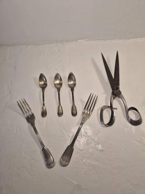 Couverts à gigot métal argenté - D'Hier & D'Aujourd'hui