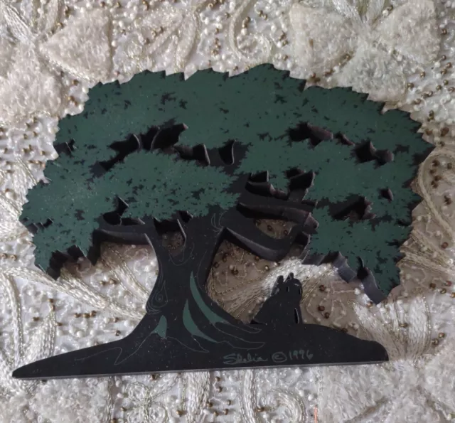 Shelias Collectibles Gone With The Wind Large Gree Tree Silhouette 4.75". HBL