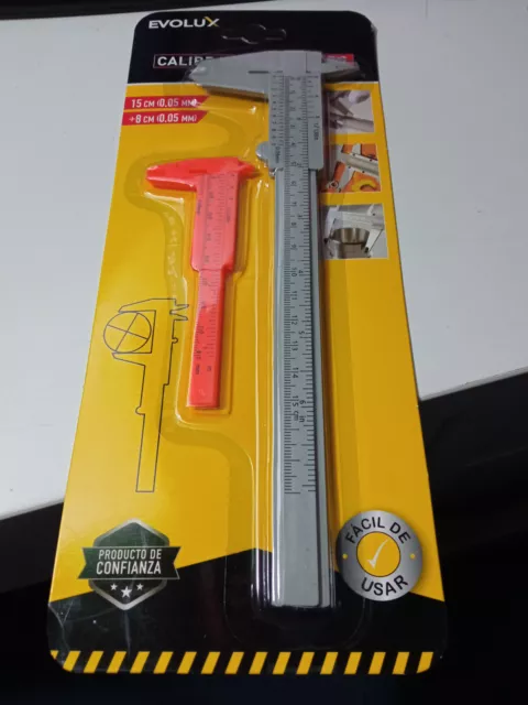 Jeu De Vernier Caliper Pied De Roi Plastique ABS Précision Grande Et Petit