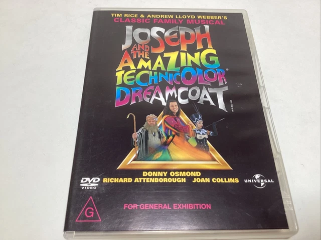 Joseph and The Amazing Technicolor Dreamcoat DVD 1999 Region 4 VGC Free Postage