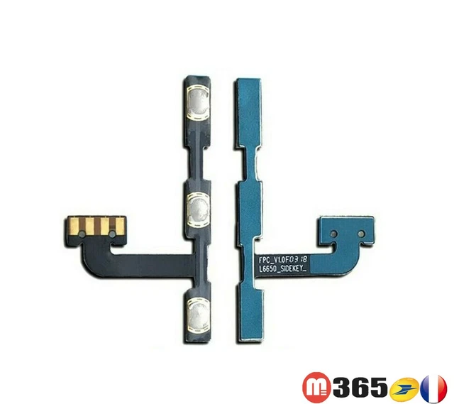 Vente nappe bouton power volume Huawei P20. Pièce de rechange