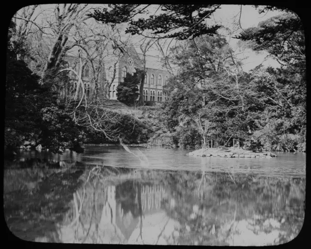 THE IMPERIAL UNIVERSITY JAPAN C1894 ANTIQUE Magic Lantern Slide PHOTOGRAPH