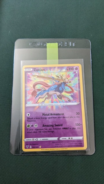 Zacian 082/185 Amazing Rare Vivid Voltage Holo Pokémon Card