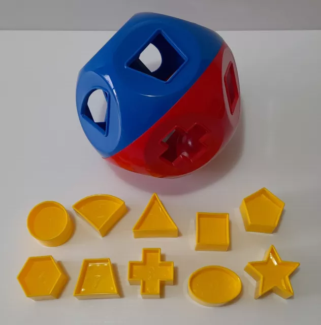 Tupperware Shape O Ball - Complete with 10 Shapes - Educational Shape Sorter