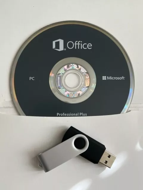 MS Office 2021 - 5 PC Pro Full Version with USB Flash