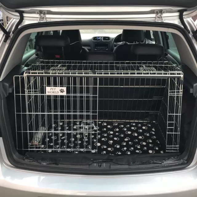 VW GOLF MK 6 Sloping Dog pet puppy travel cage crate transporter guard kennel