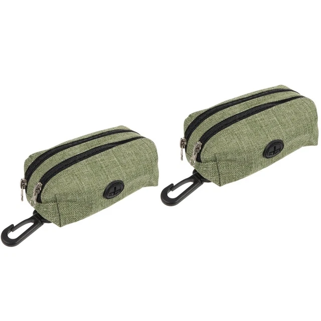 2x Soporte para bolsa para perro Portátil para mascotas Soporte para bolsa de caca Dispensador