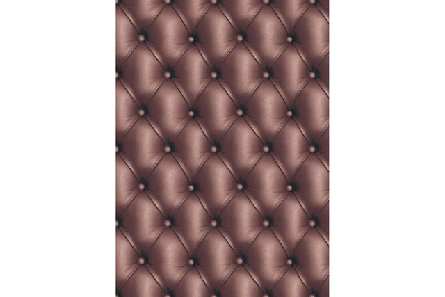 Paquete de 20 hojas con botones de cuero marrón Decopatch Ref 610