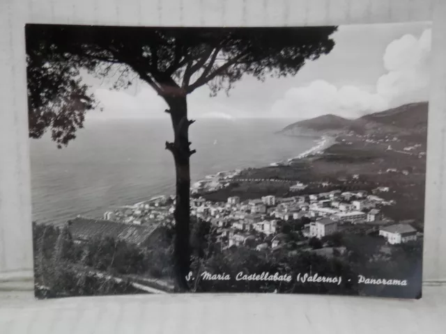 Vecchia cartolina foto d epoca di S. MARIA CASTELLABATE SALERNO PANORAMA VEDUTA