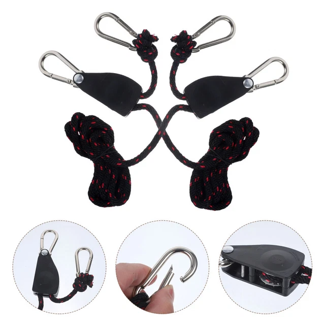 rope clip hangers 2 stücke 1/4 Zoll Heavy Duty Einstellbar Wachsen Licht Ratsche