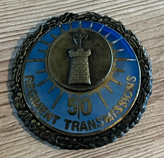 France - Insigne pucelle 43eme régiment de transmission Drago