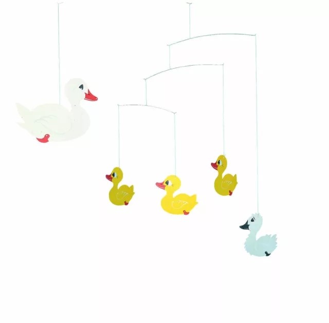 Ugly Duckling Mobile Flensted Modern Danish Nursery Decor Hanging Mobile