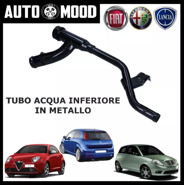 Tubo Acqua Condotto Refrigerante In Metallo Alfa Mito Fiat Punto Lancia Musa 1.4