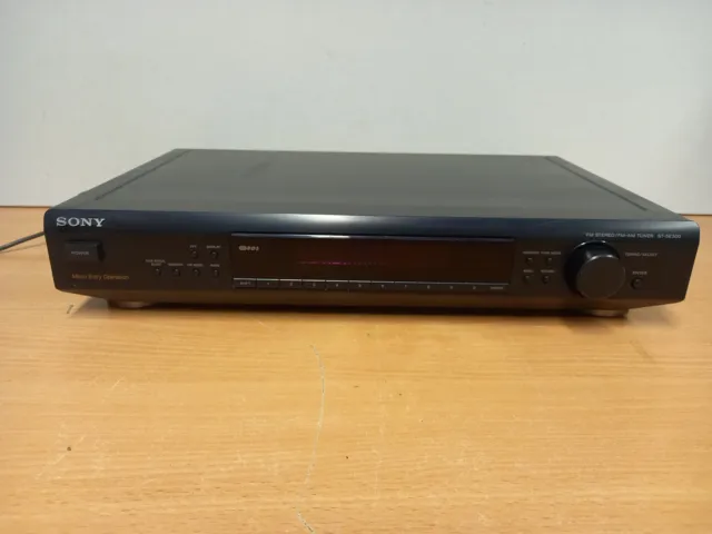 Sony FM Stereo Fm/AM Tuner - Black - Unit Only (ST-SE300) (1427)