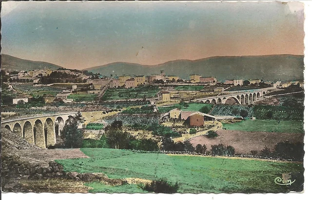 Carte Postale Ancienne Pélussin - Vue D'ensemble - Loire (42) - Noir Et Blanc
