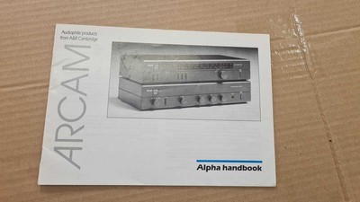 ARCAM da A&R Cambridge AUDIOFILI prodotti Manuale ALFA #001 
